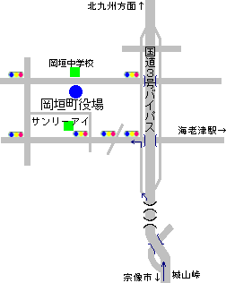 福岡方面より