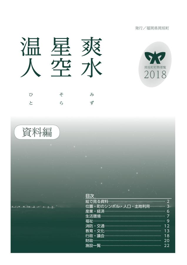 町勢要覧資料編2015 表紙の画像