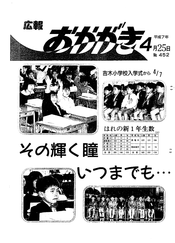 平成7年4月25日（452号）