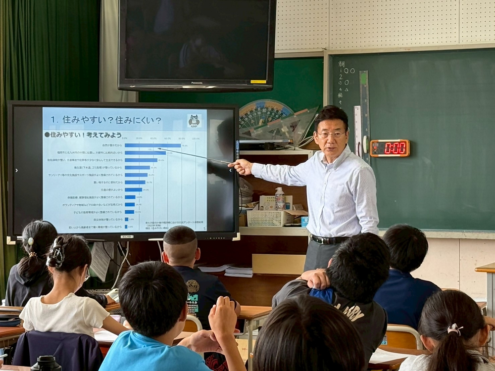 町長給食会（吉木小学校）1