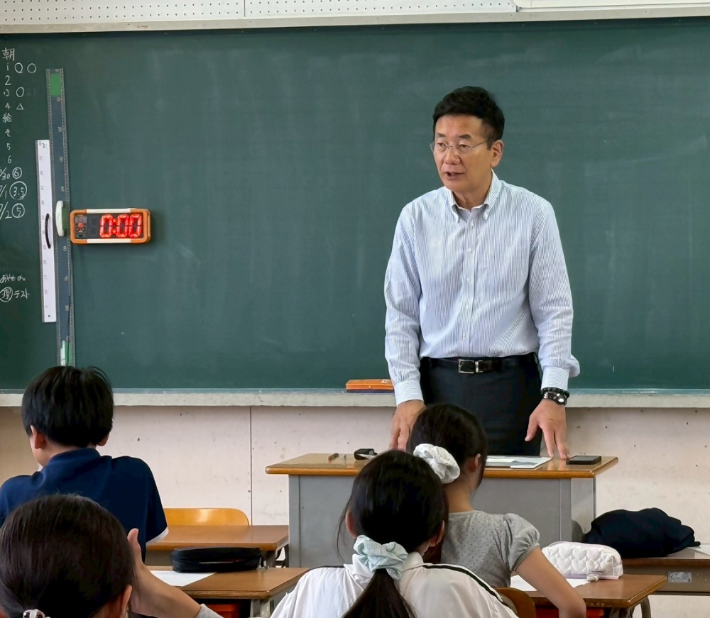 町長給食会(吉木小学校)2