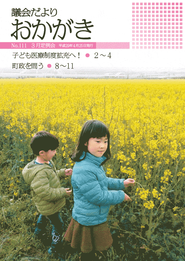 議会だより平成29年4月25日　111号